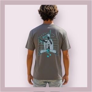 T&C Surf Gray “King Kamehameha” Graphic Tee